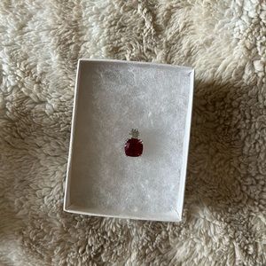 Silver and Ruby Pendant